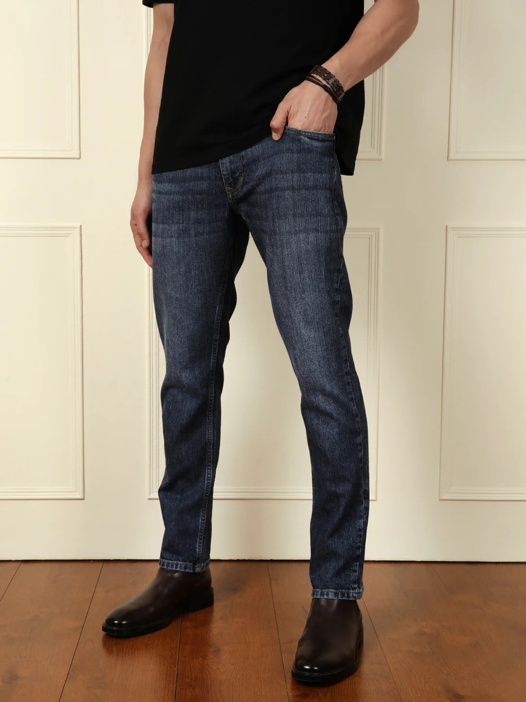 Faded Slim Fit Jeans | Blue