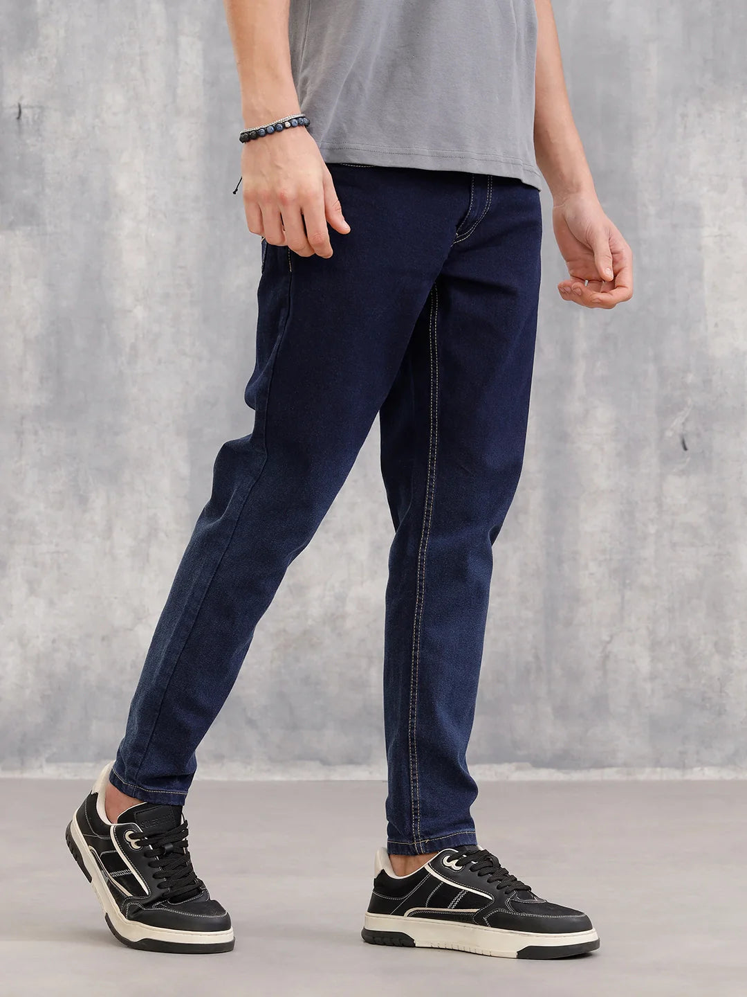 Skinny Crop Classic Denim Jeans | Blue