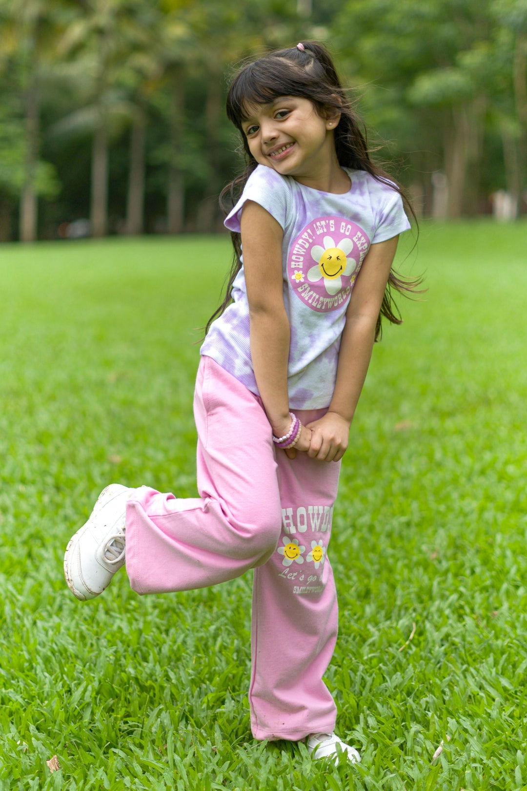 SMILEYWORLD® Howdy Girls Sunflower Co-Ord Set