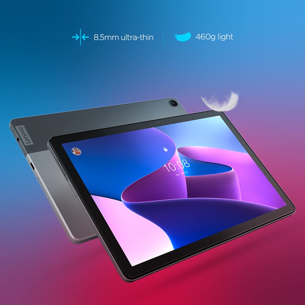 Lenovo Tab M10 FHD 3rd Gen (10.1 inch (25.65 cm), Voice Calling), Storm Grey