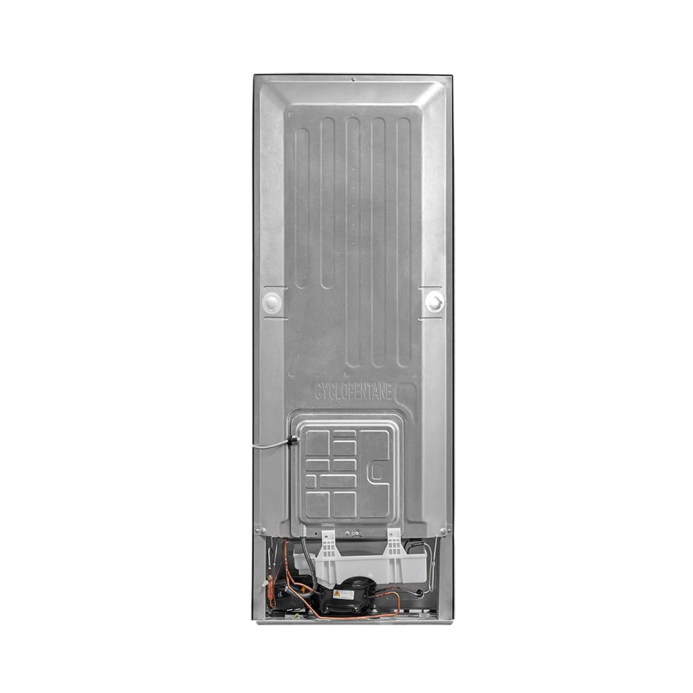 Midea 233 L 2 Star Frost Free Convertible, Real Inverter Double Door Refrigerator (MDRT324FGI50, Crystal Silver)
