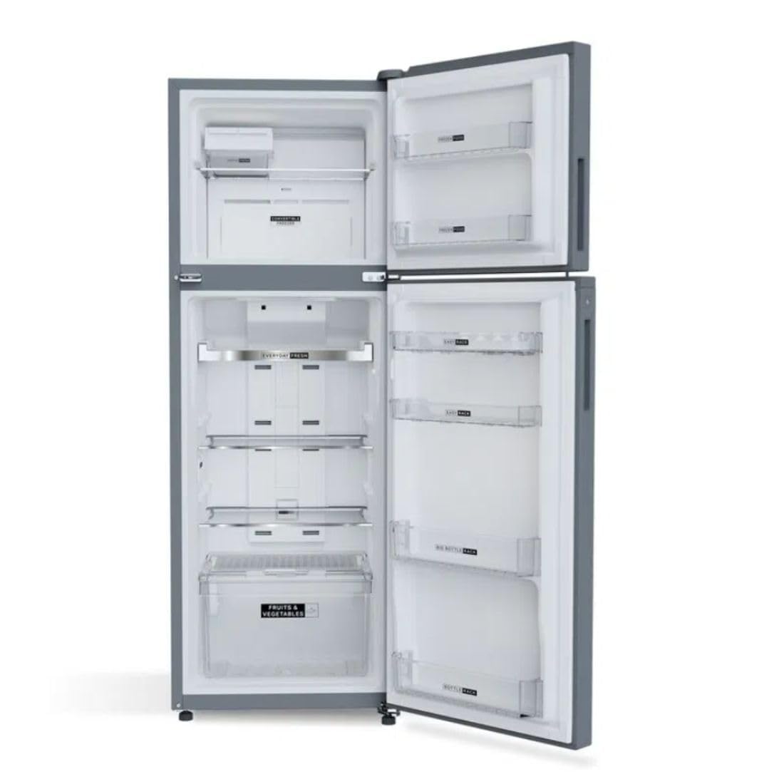 Whirlpool 265L 2 Star Frost-Free Double Door (NEO DF278 PRM ARCTIC STEEL 2S)-(Used condition)