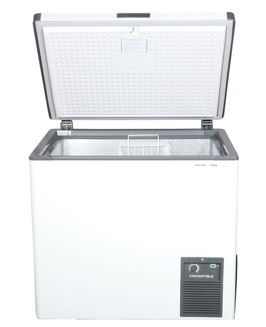 Voltas 205 SD CF Single Door Deep Freezer, 205 Liters, White