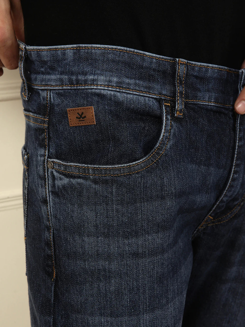 Faded Slim Fit Jeans | Blue