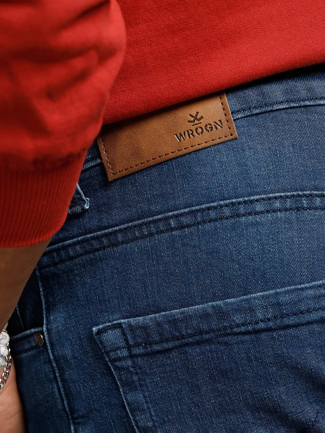 Heavy Fade Skinny Crop Jeans | Blue