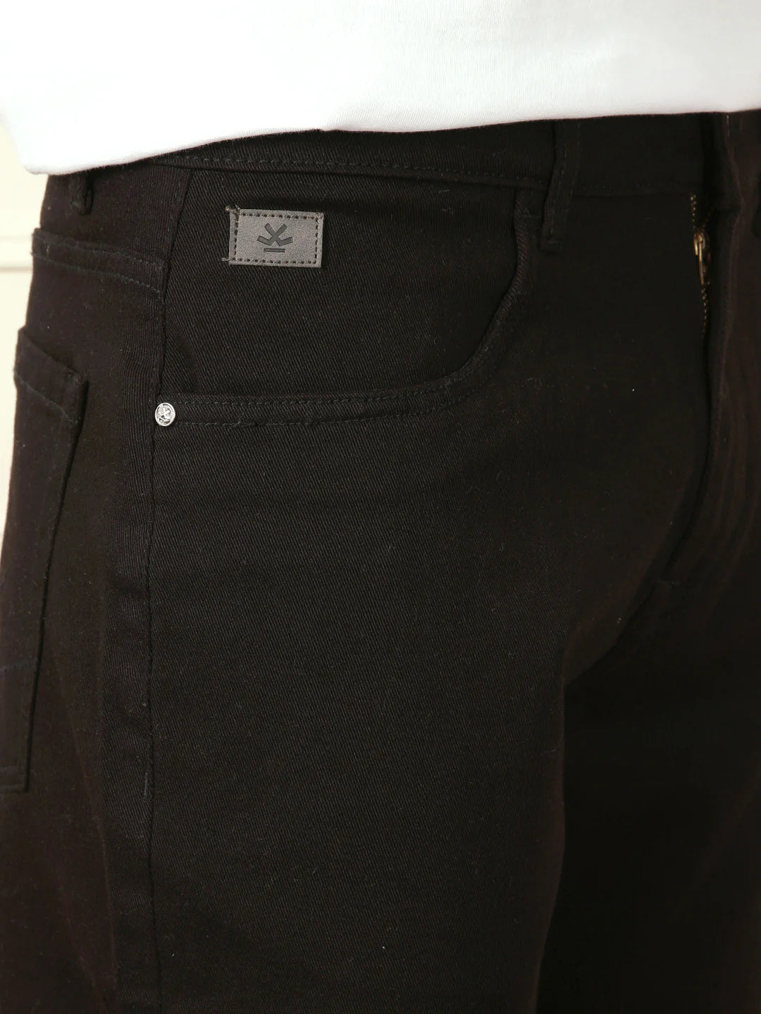 Solid Anti Fit Jeans | Black