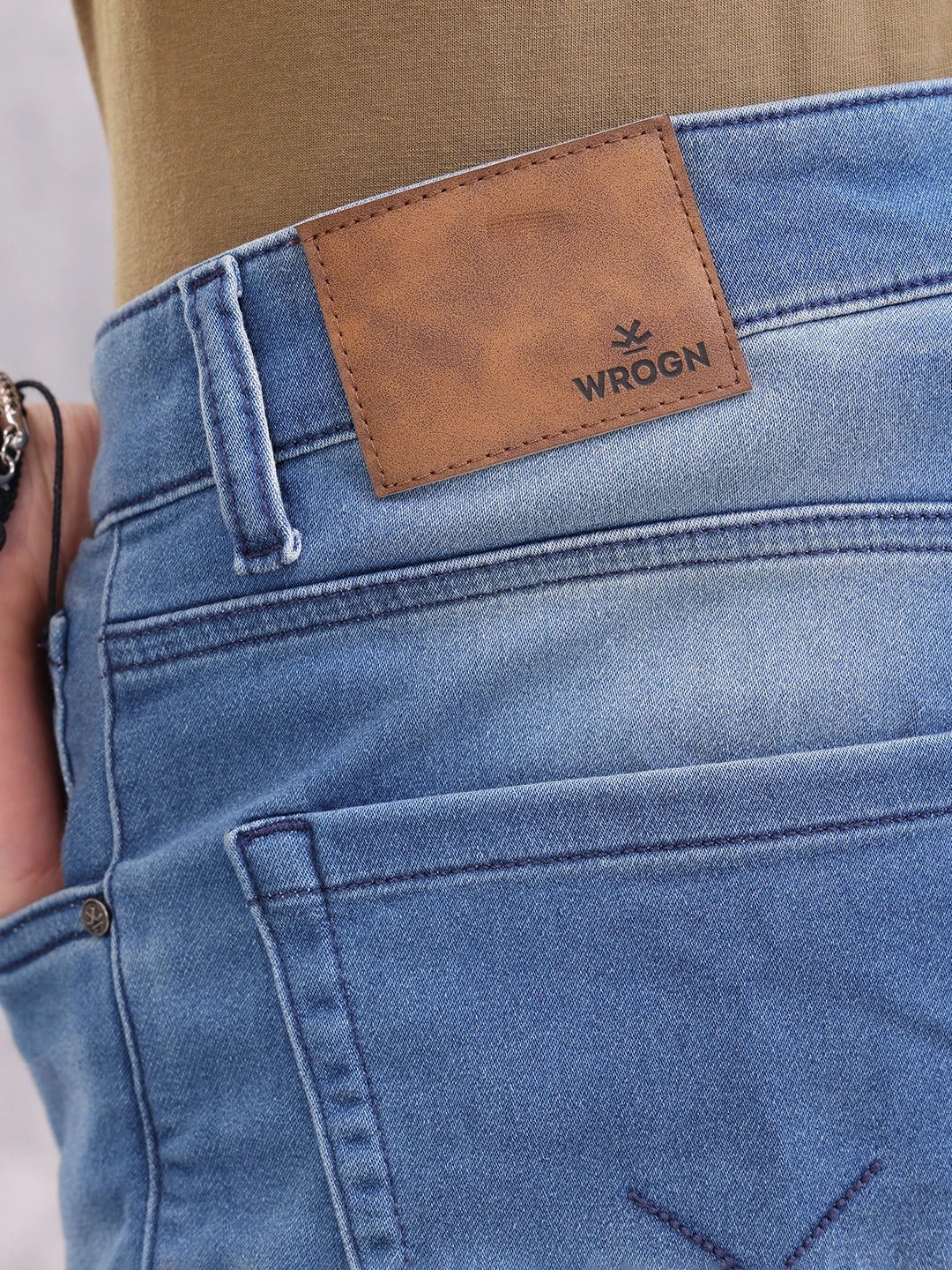 Low Fade Skinny Crop Jeans | Blue
