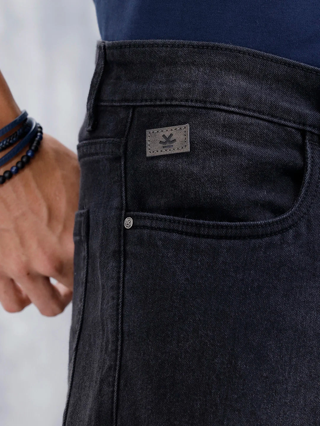Men's Regualr Fit Mid Wash Jeans | Mid Grey