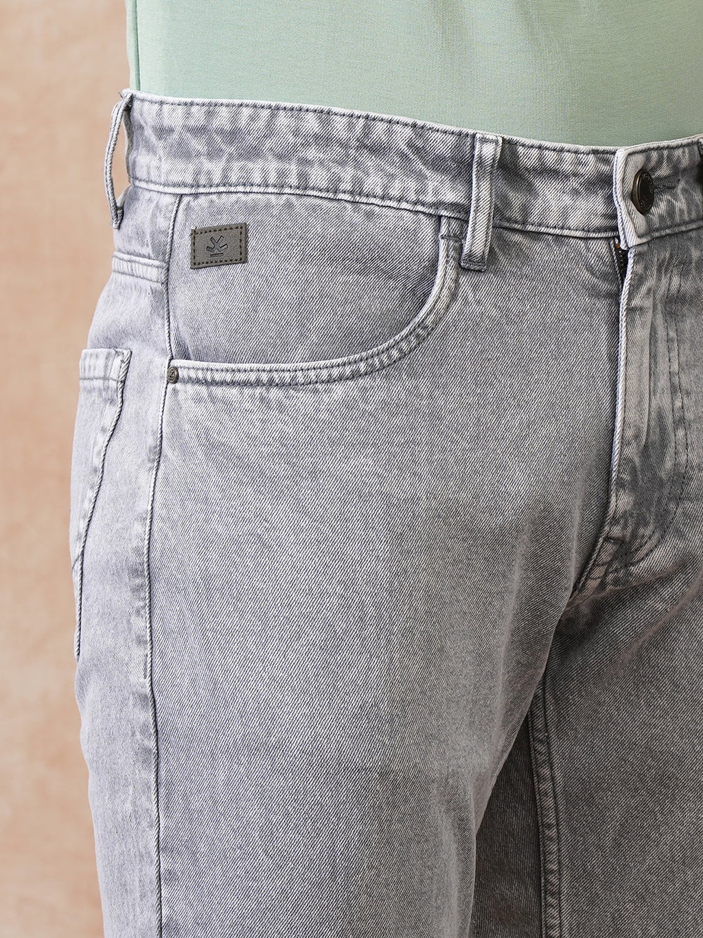 Heavy Fade Straight Fit Jeans | Grey