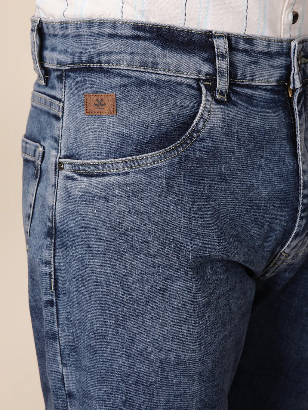 Faded Anti Fit Jeans | Dark Blue