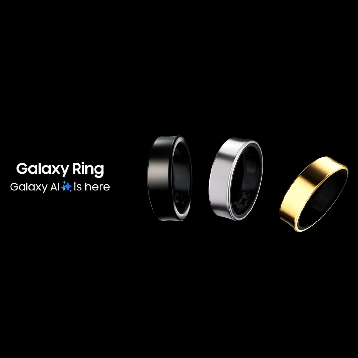 Samsung Galaxy Ring, with Smart AI, Size First W/Sizing Kit, No App Subscription, Fitness Monitor, Sleep Tracker, Up to 7-Day Battery