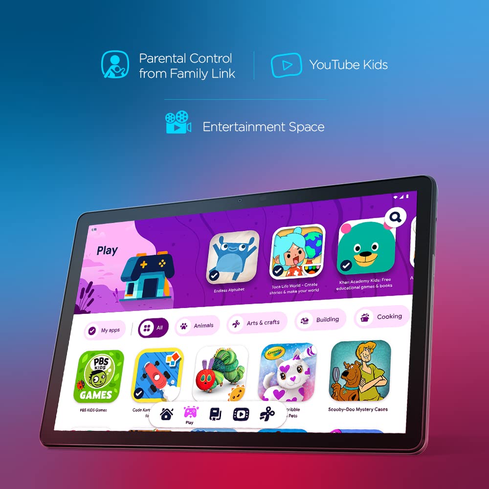 Lenovo Tab M10 FHD 3rd Gen (10.1 inch (25.65 cm), Voice Calling), Storm Grey
