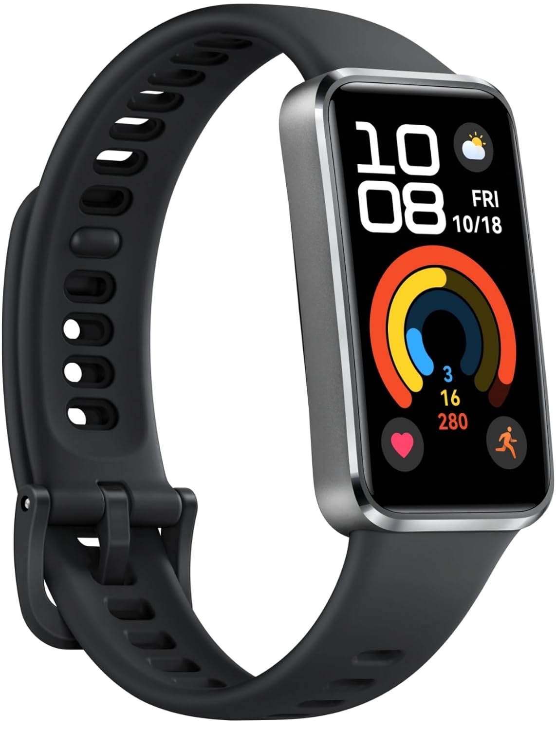 HUAWEI Band 10 Smartwatch with AI-Powered Fitness Monitoring, Pro-Level Sleep Analysis, Emotional Wellbeing Assistant,Streamlined Metallic Design,Fast Charging,iOS Android