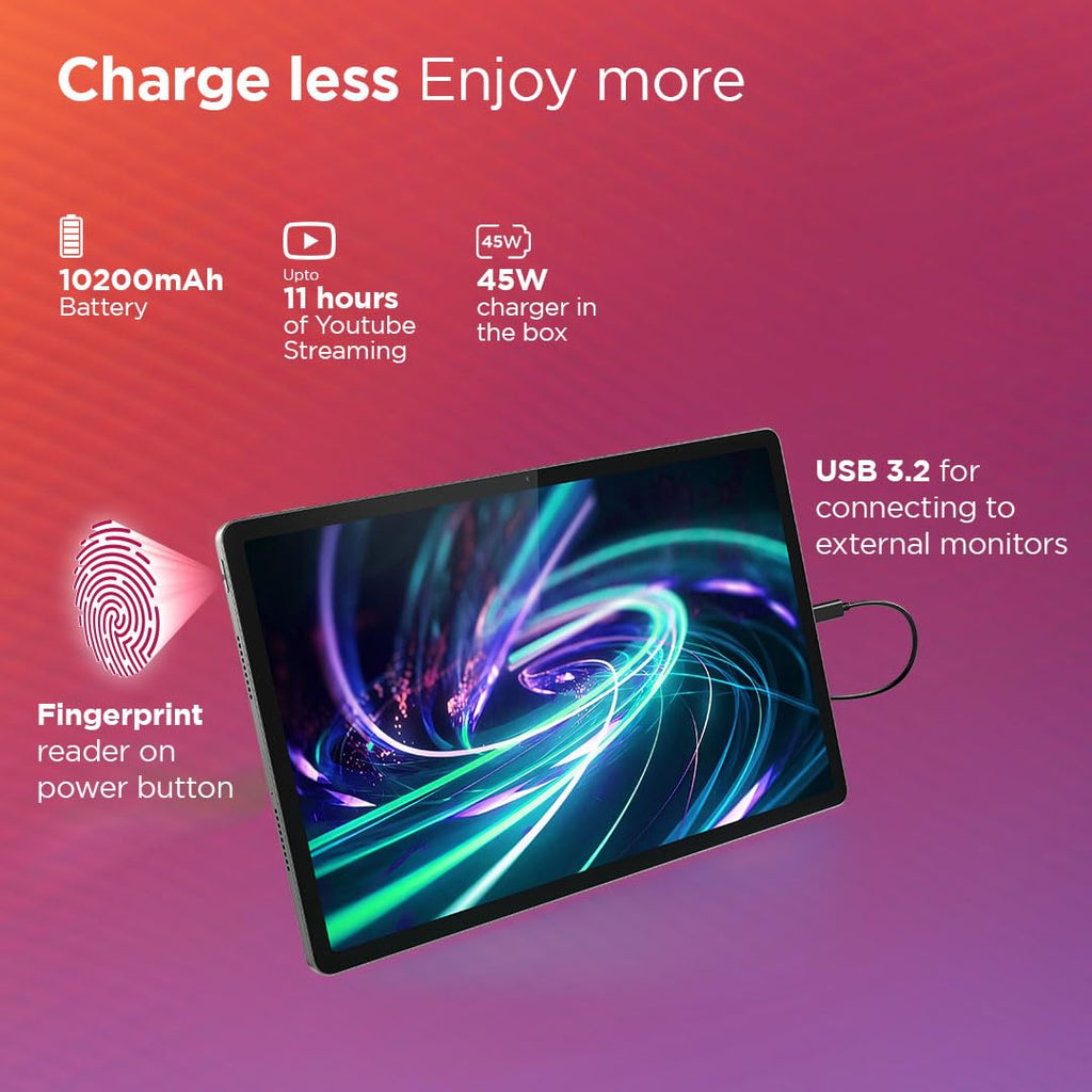 Lenovo {Smartchoice} Idea Tab Pro with Pen Plus | 12.7" 3K Display | 144 Hz Refresh |AI-Enabled | MediaTek Dimensity 8300 |  Quad JBL Speakers | 10200 mAh Battery with 45 W Charger | WiFi 6e