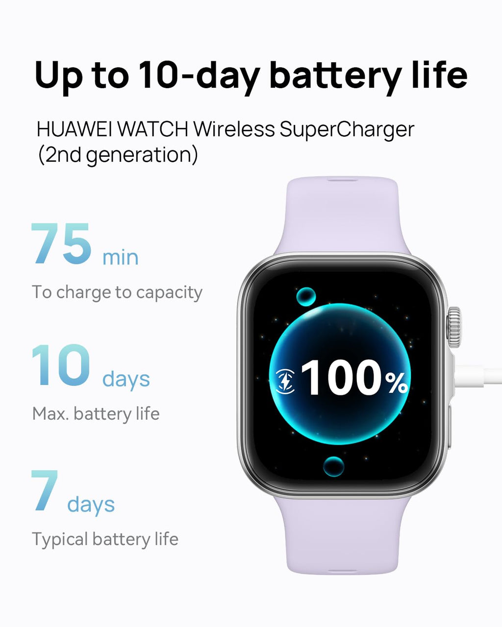 HUAWEI Watch FIT 4 smartwatch, 1.82" Large Display, Up to 10-Day Battery Life, Dual Band GPS, 100+ Sports Modes, Fitness Health Tracker, Emotional Assistant, Compatible with Android iOS