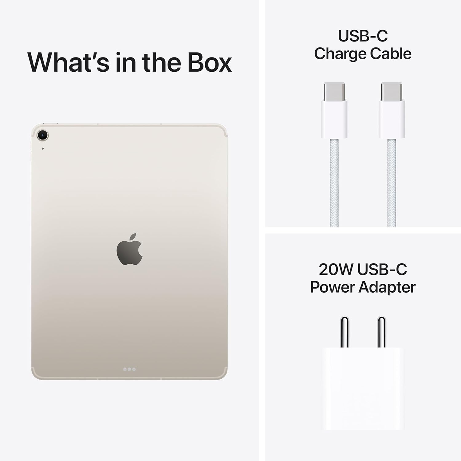 Apple iPad Air 11″ with M3 chip: Built for Apple Intelligence, Liquid Retina Display, 128GB, 12MP Front/Back Camera, Wi-Fi 6E, Touch ID, All-Day Battery Life — Space Gray