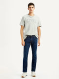 Men's 65504 Dark Blue Skinny Fit Mid Rise Jeans