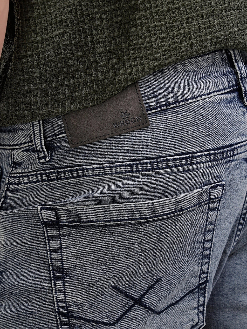Heavy Fade Straight Fit Jeans | Light Blue
