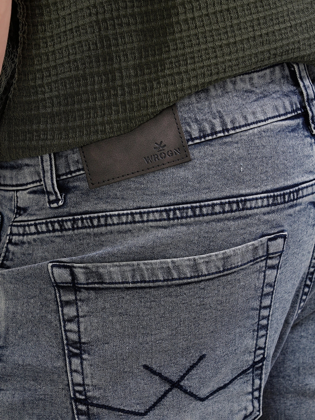 Heavy Fade Straight Fit Jeans | Light Blue