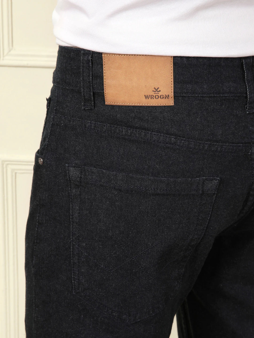 Casual Skinny Crop Jeans | Black
