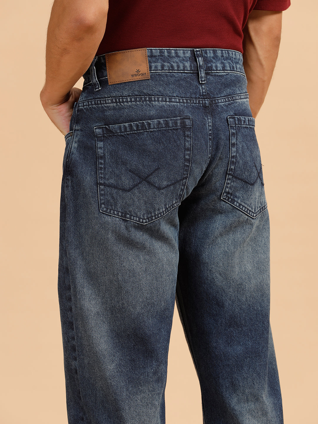 Heavy Fade Anti Fit Jeans | Blue