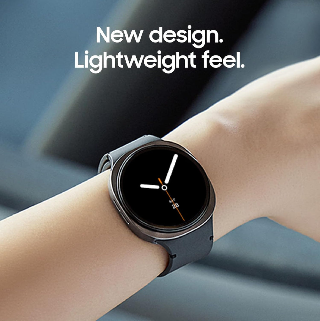 Samsung Galaxy Watch 8 (2025) 40mm Bluetooth Smartwatch, Cushion Design, Fitness Tracker, Sleep Coaching, Running Coach, Energy Score, Heart Rate Tracking