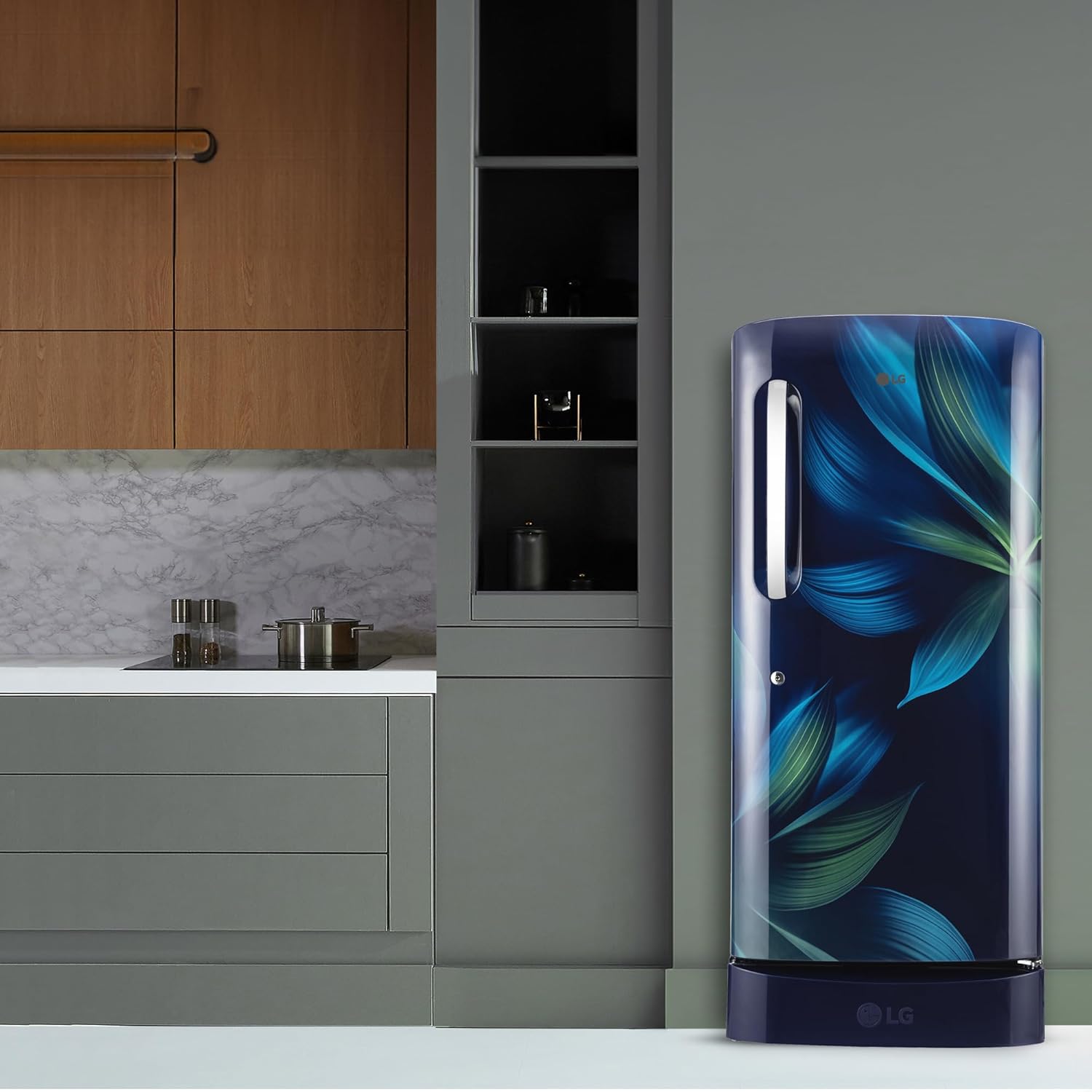LG 210 L, 5 Star, Direct Cool, Smart Inverter Compressor, Single Door Refrigerator(GL-D231ABAU)