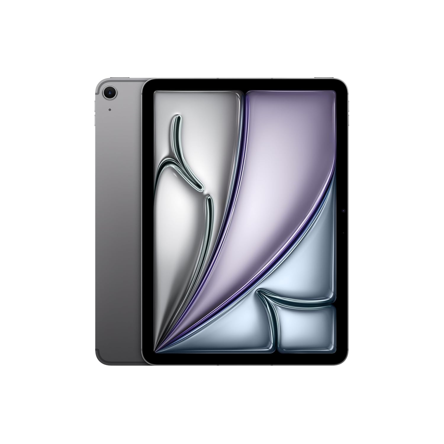 Apple iPad Air 11″ with M3 chip: Built for Apple Intelligence, Liquid Retina Display, 128GB, 12MP Front/Back Camera, Wi-Fi 6E, Touch ID, All-Day Battery Life — Space Gray