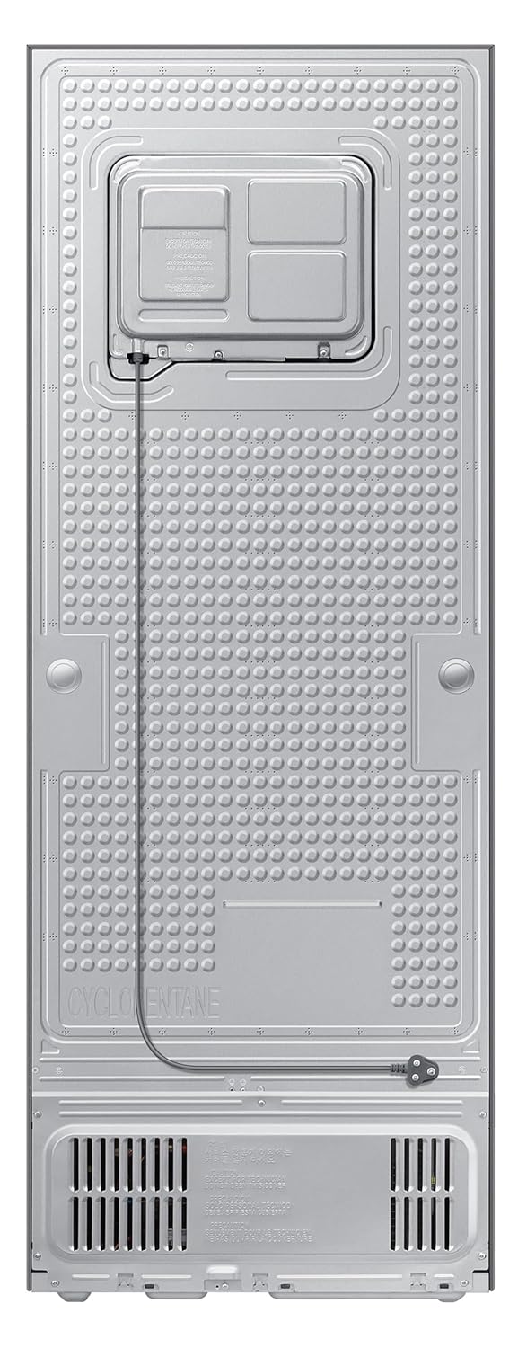 Samsung 330 L, 3 Star, Convertible 5-in-1, Digital Inverter, Frost Free Double Door, WiFi Enabled Bespoke AI Refrigerator (RT34DG5A4DS8HL, Elegant Inox, Silver)