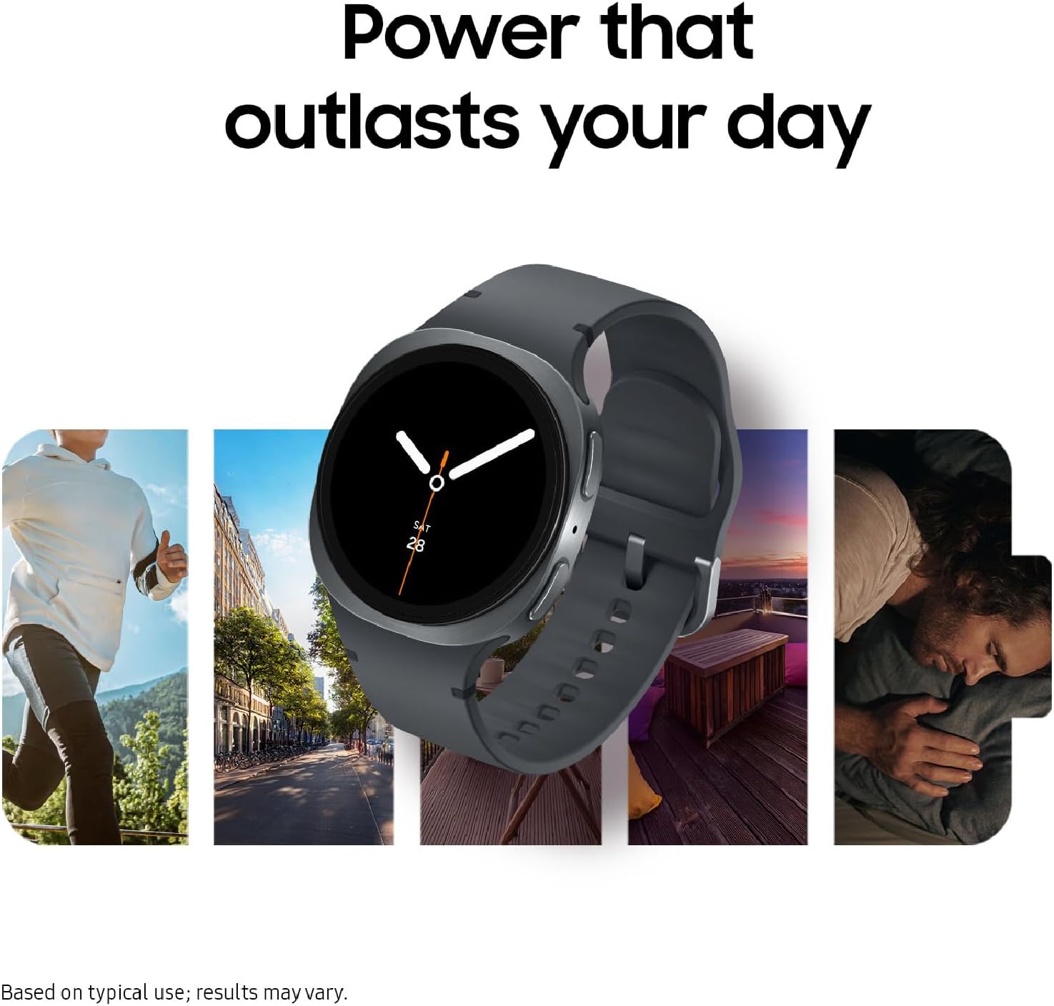 Samsung Galaxy Watch 8 (2025) 44mm Bluetooth Smartwatch, Cushion Design, Fitness Tracker, Sleep Coaching, Running Coach, Energy Score, Heart Rate Tracking