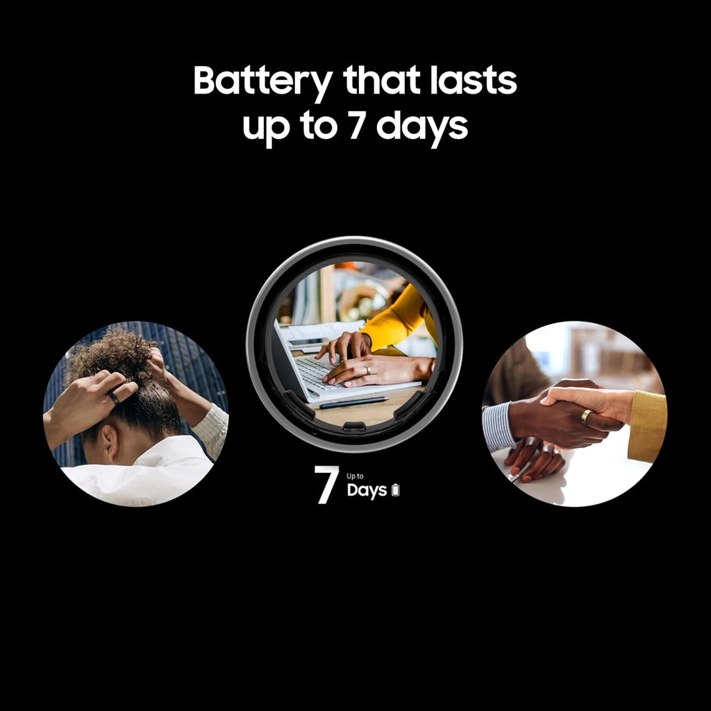 Samsung Galaxy Ring, with Smart AI, Size First W/Sizing Kit, No App Subscription, Fitness Monitor, Sleep Tracker, Up to 7-Day Battery