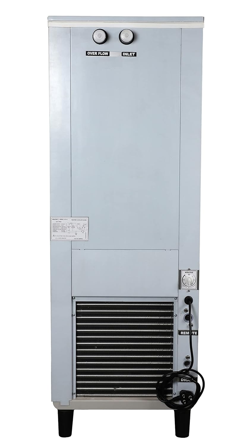 Voltas Steel Normal And Cold Water Cooler, 40/80 Fss, Storage Capacity -80 Liters, Cooling Capacity- 40 Liters, White
