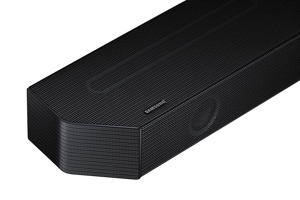 Samsung Q-Symphony Soundbar (HW-Q600C/XL), USB, Bluetooth with 3.1.2 Channel, Wireless Subwoofer, and 2 Up-Firing Speakers, Dolby Atmos Music (Black)