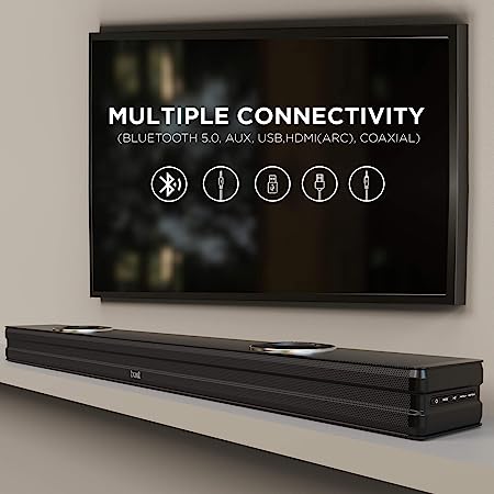 boAt Aavante Bar 1190 | 90W Sound Bar, boAt Signature Sound with 2.2 Channel Surround Sound with in-built Subwoofer, EQ Modes, BT, Aux