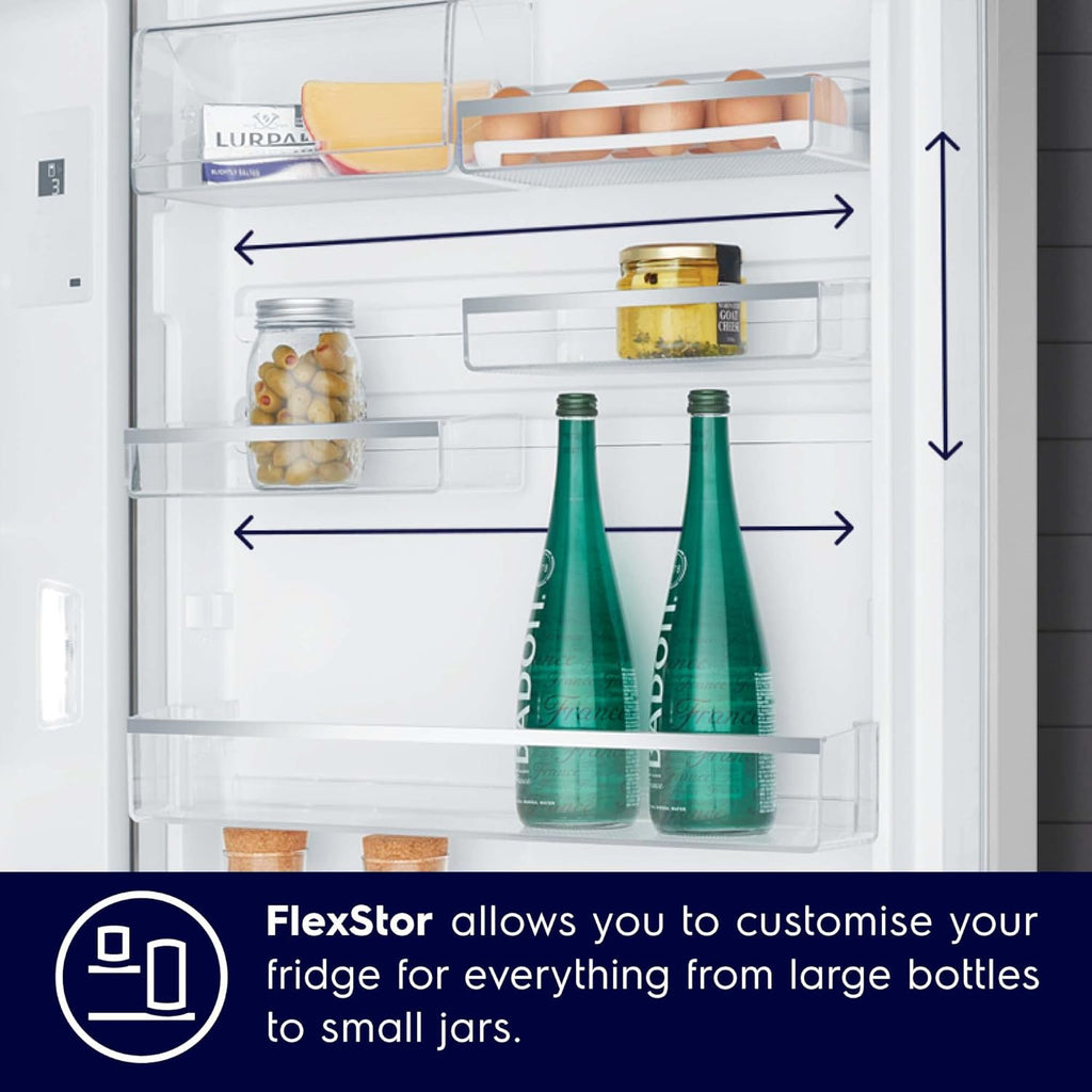 Electrolux 461L Frost Free Inverter Double Door Refrigerator, Top Freezer, TasteLockAuto & TasteGuard Technology, Arctic Silver Steel, UltimateTaste 500, ETB4600C-A | Open Box like New |