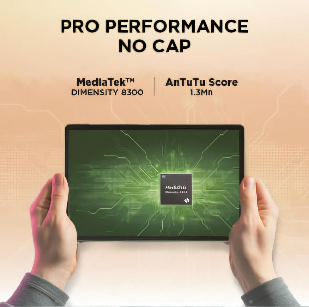 Motorola Pad 60 Pro (Pantone Bronze Green) | 12.7" 3K LTPS Display | MediaTek Dimensity 8300 | 10200 mAh Battery | Moto Pen Pro | Wi-Fi Only | Android 14