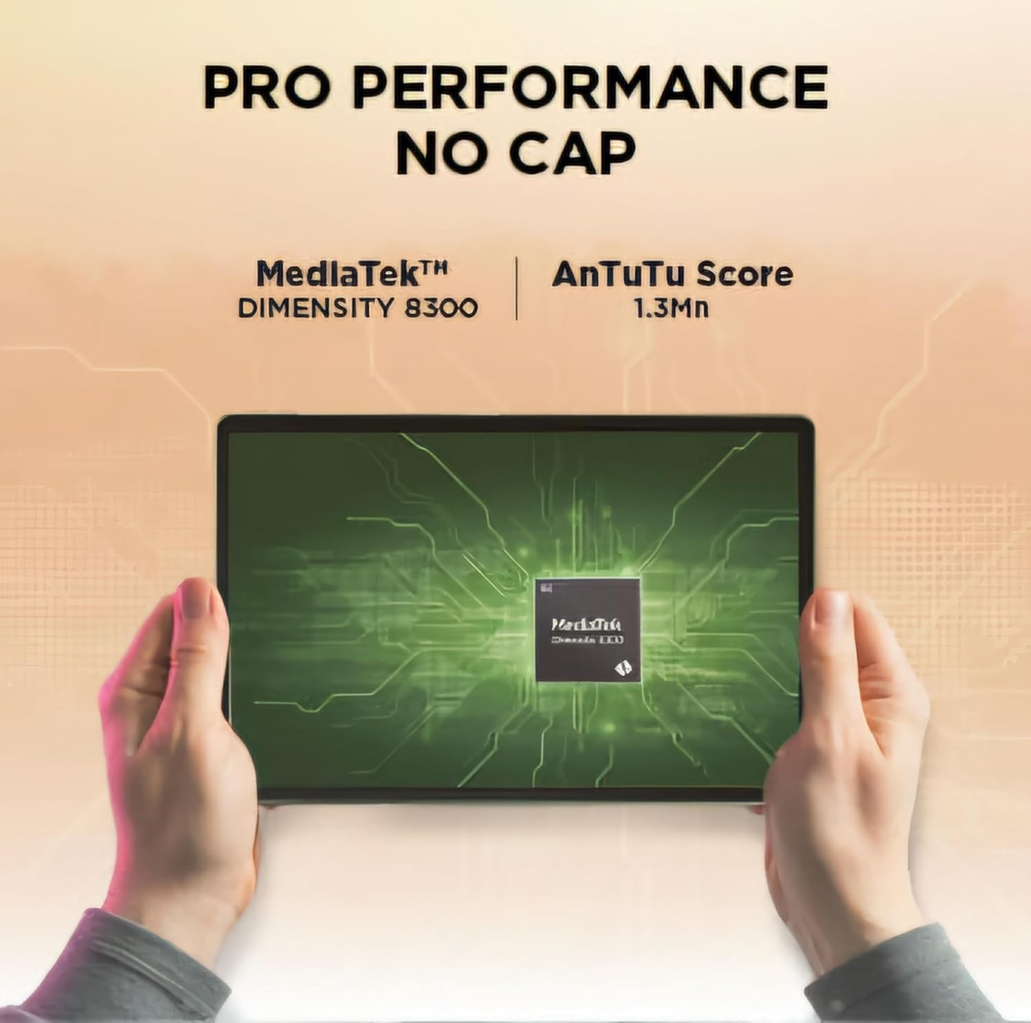 Motorola Pad 60 Pro (Pantone Bronze Green) | 12.7" 3K LTPS Display | MediaTek Dimensity 8300 | 10200 mAh Battery | Moto Pen Pro | Wi-Fi Only | Android 14