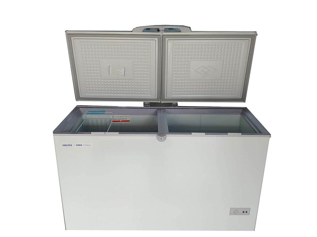 Voltas 300 L Double Door Standard Deep Freezer  (White, CB FC HT 300)
