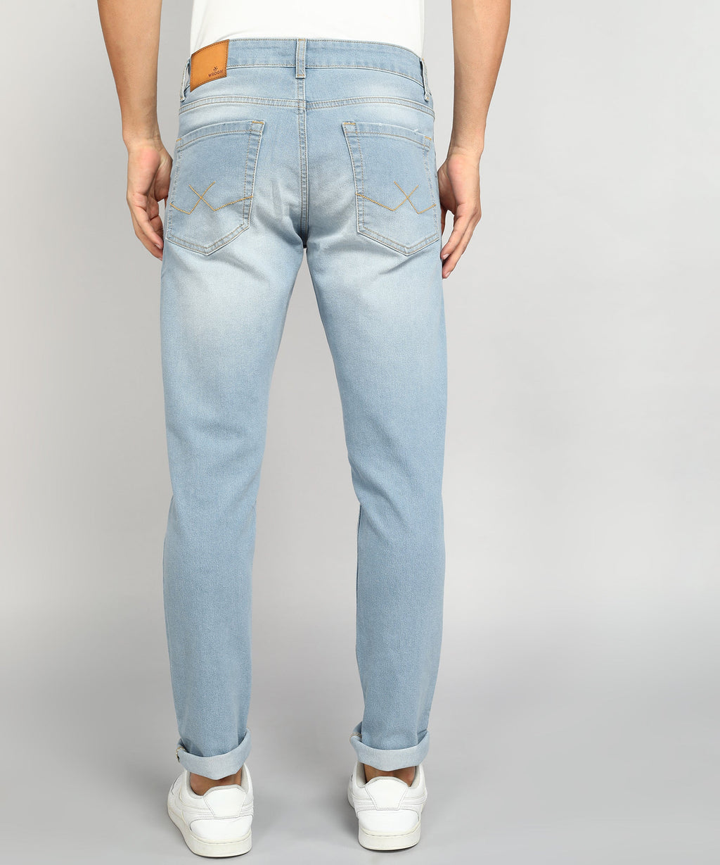 Basic Blue Washed Denim Jeans