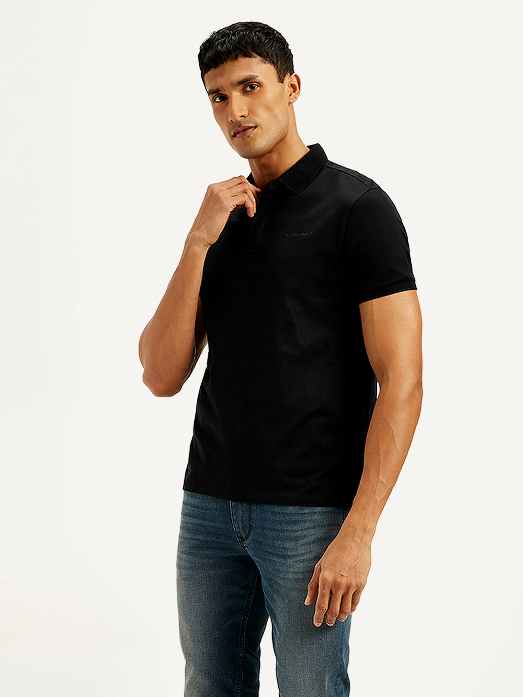 Men's Redloop Solid Ultra Soft Polo T-shirt