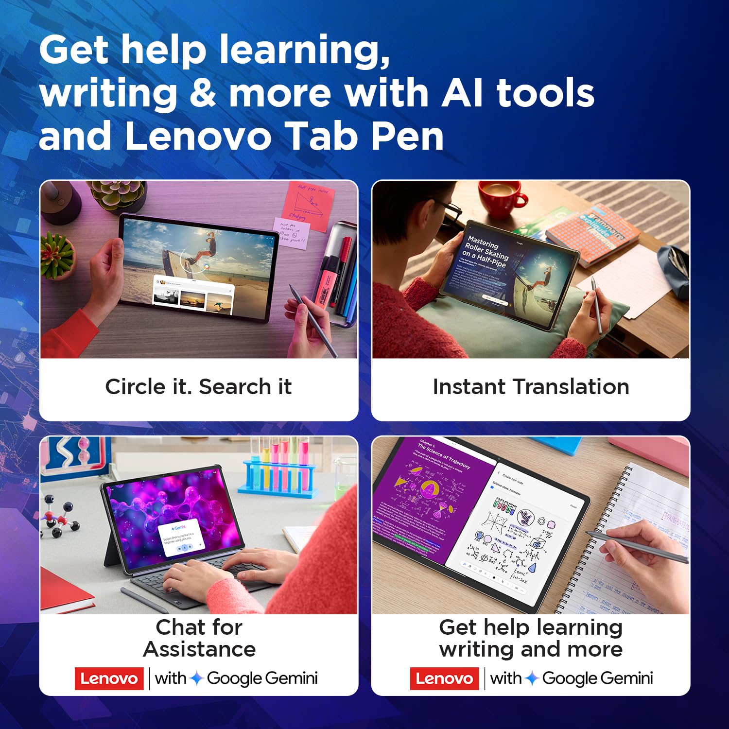 Lenovo Idea Tab with Pen|5G + Wi-Fi|11 Inch,2.5K Display with 500 Nits Brightness|8 GB RAM + 256 GB ROM