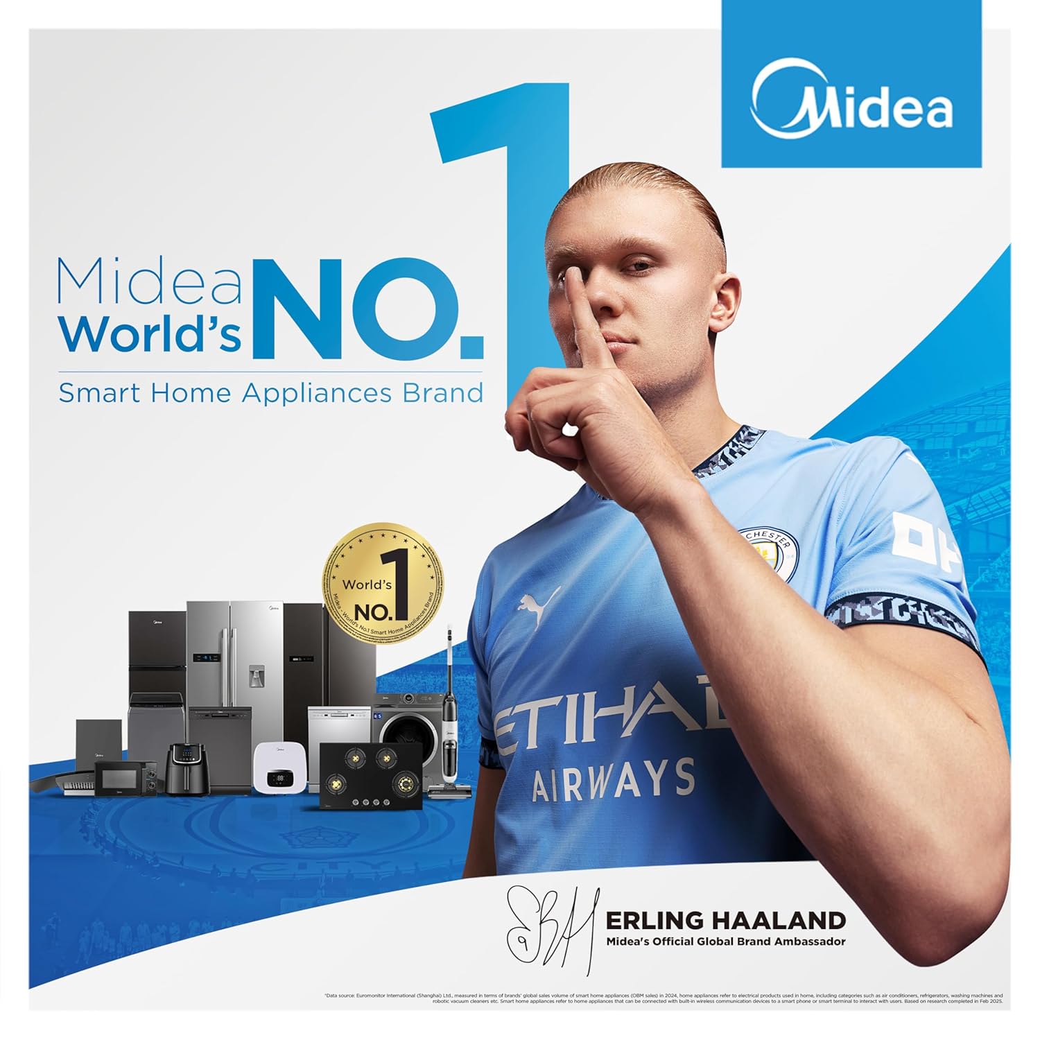 Midea 563 L Side By Side, frost free,Digital Display,Stabilizer Free Operation, Inverter compressor Refrigerator (MDRS710FGF46 Bru Steel)