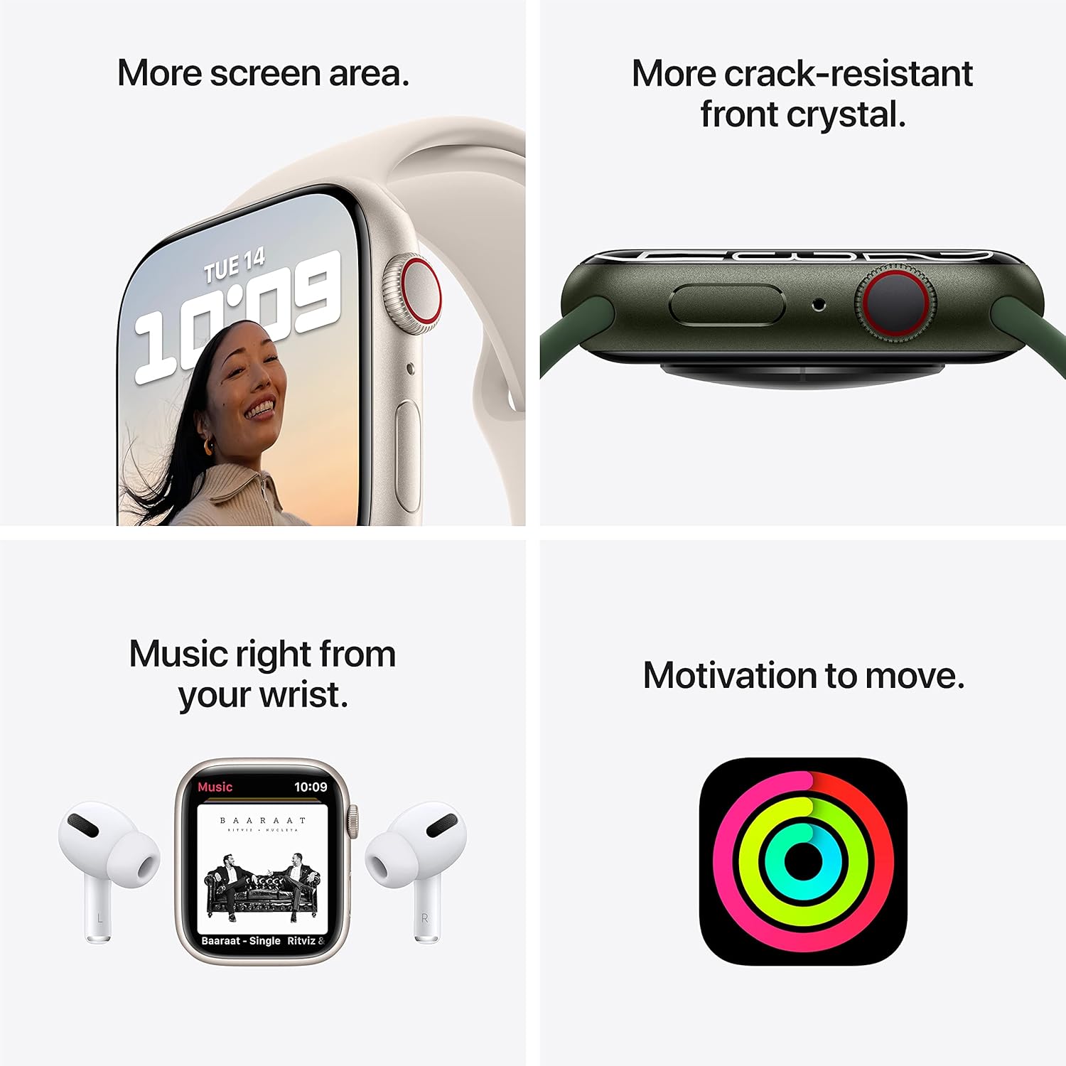 Apple Watch Series 7 (GPS + Cellular, 41mm) - Silver Stainless Steel Case with Silver Milanese Loop