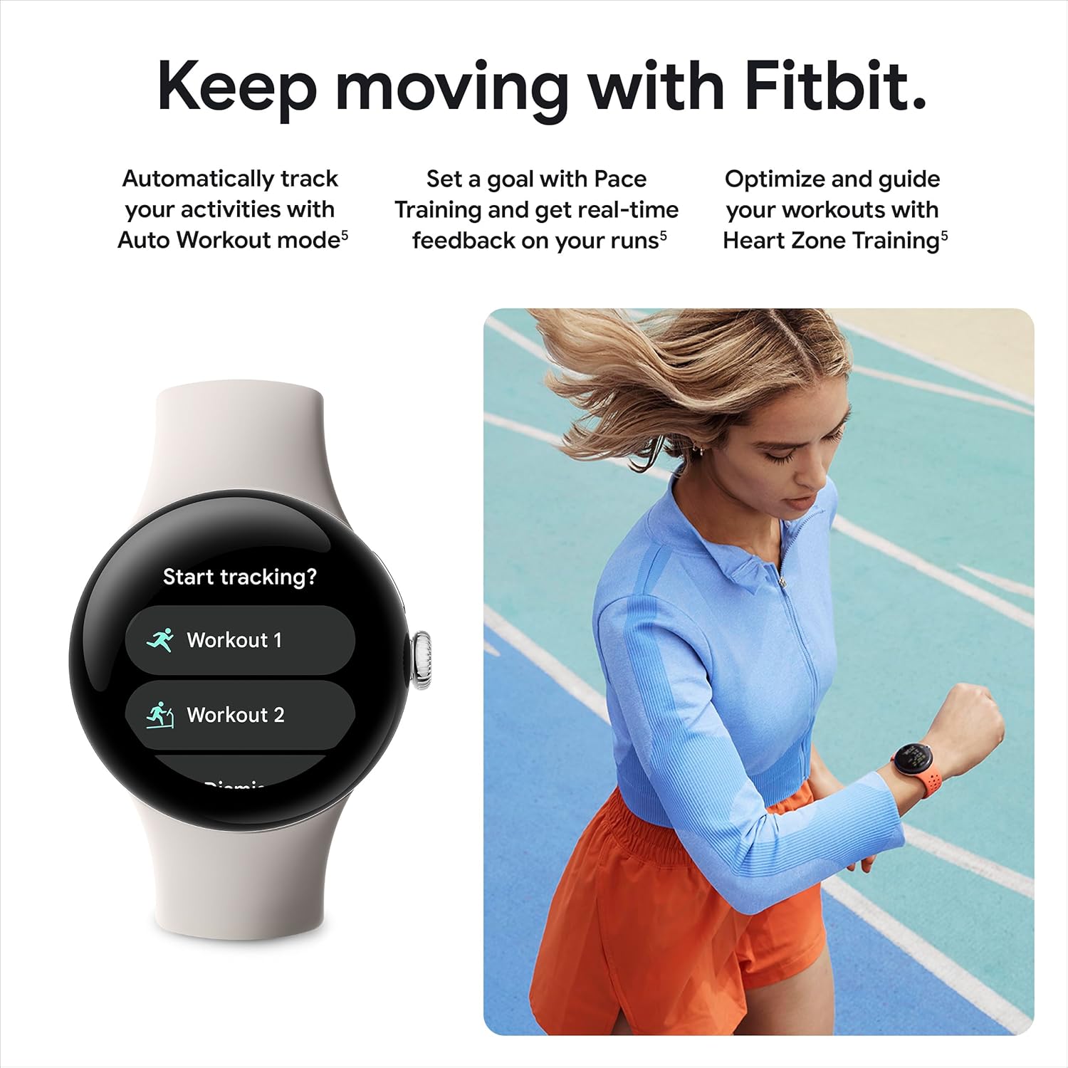 Google Pixel Watch 2 with the Best of Fitbit and Google - Heart Rate Tracking, Stress Management, Safety Features - Android Smartwatch