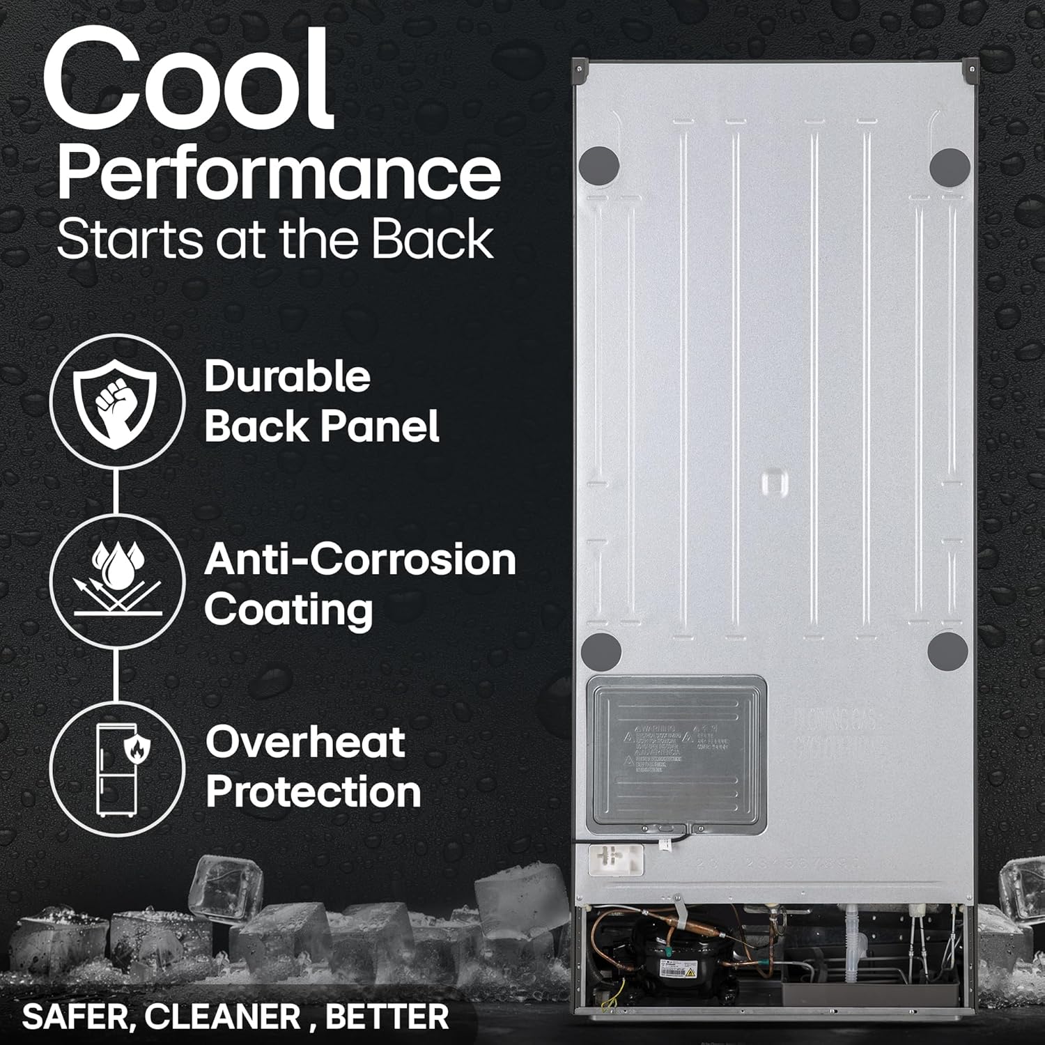 LG 380 L 3 Star Frost-Free Smart Inverter Double Door Refrigerator (GL-S412SPZX, Shiny Steel)