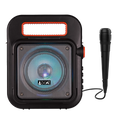 boAt Party Pal 23 | Bluetooth Party Speaker with 15W Sound, Up to 4.5 Hours Playtime, LED Lit, Microphone Jack for Karaoke