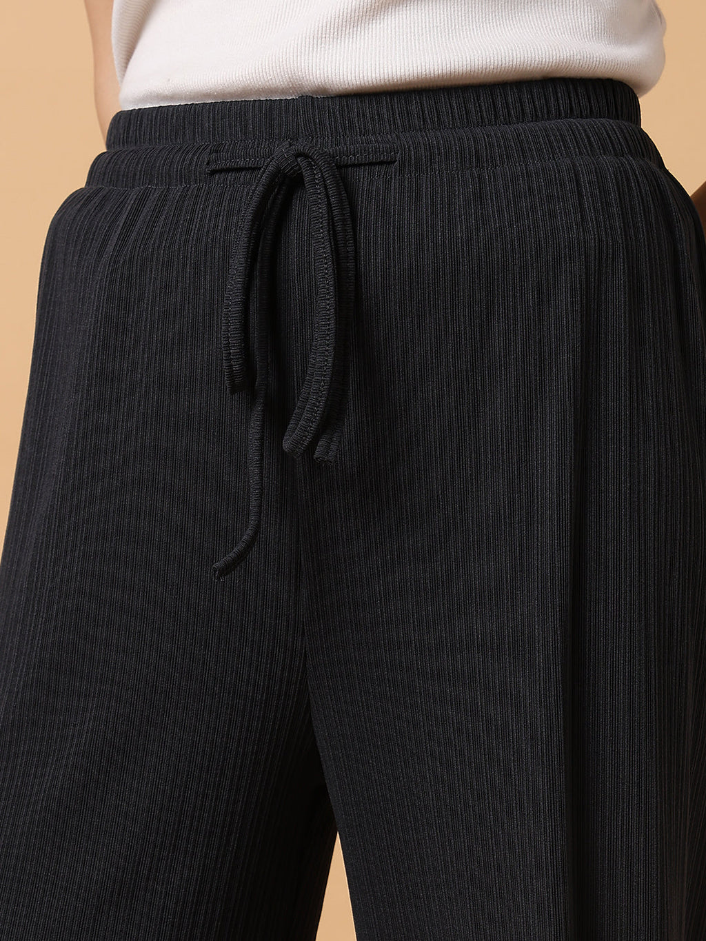 Women's Grey Comfort Slim Fit Trousers