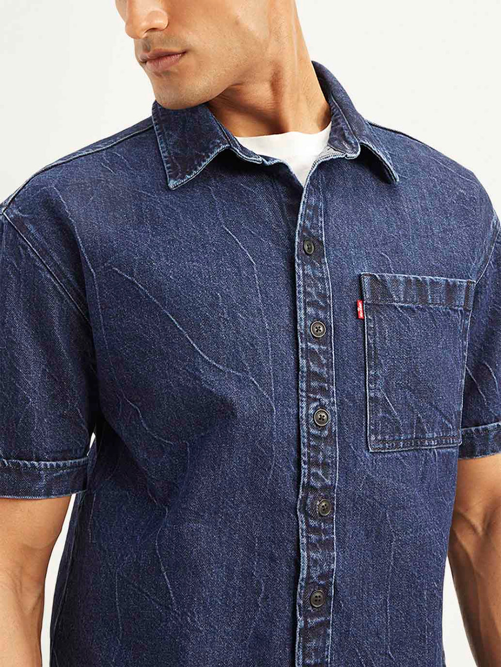 Men's Solid Relaxed Fit Shirt