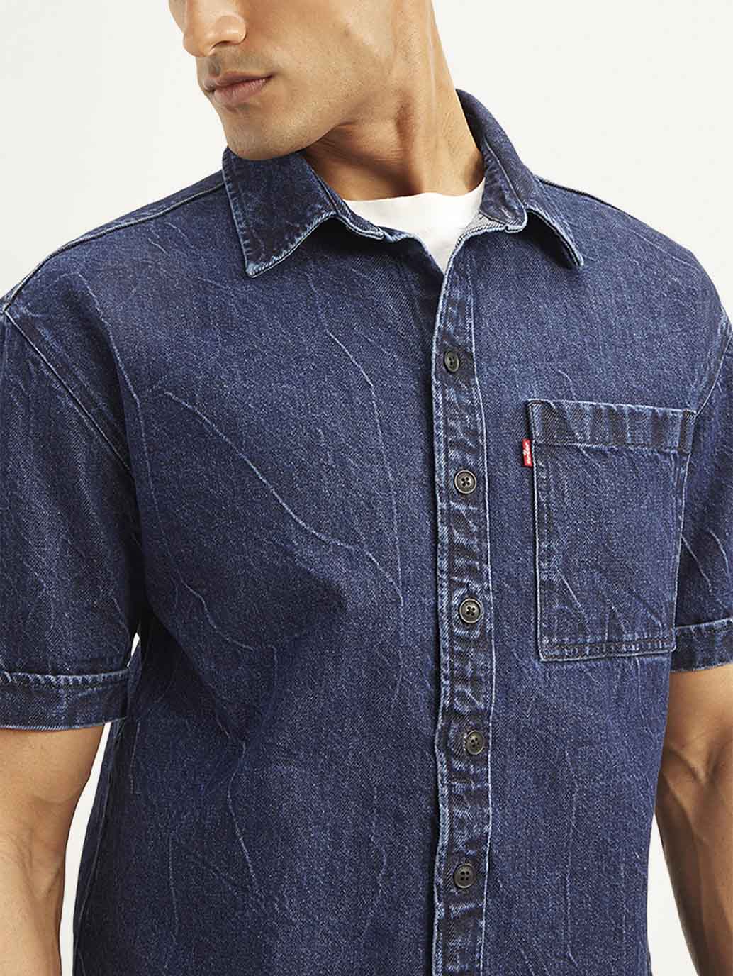 Men's Solid Relaxed Fit Shirt