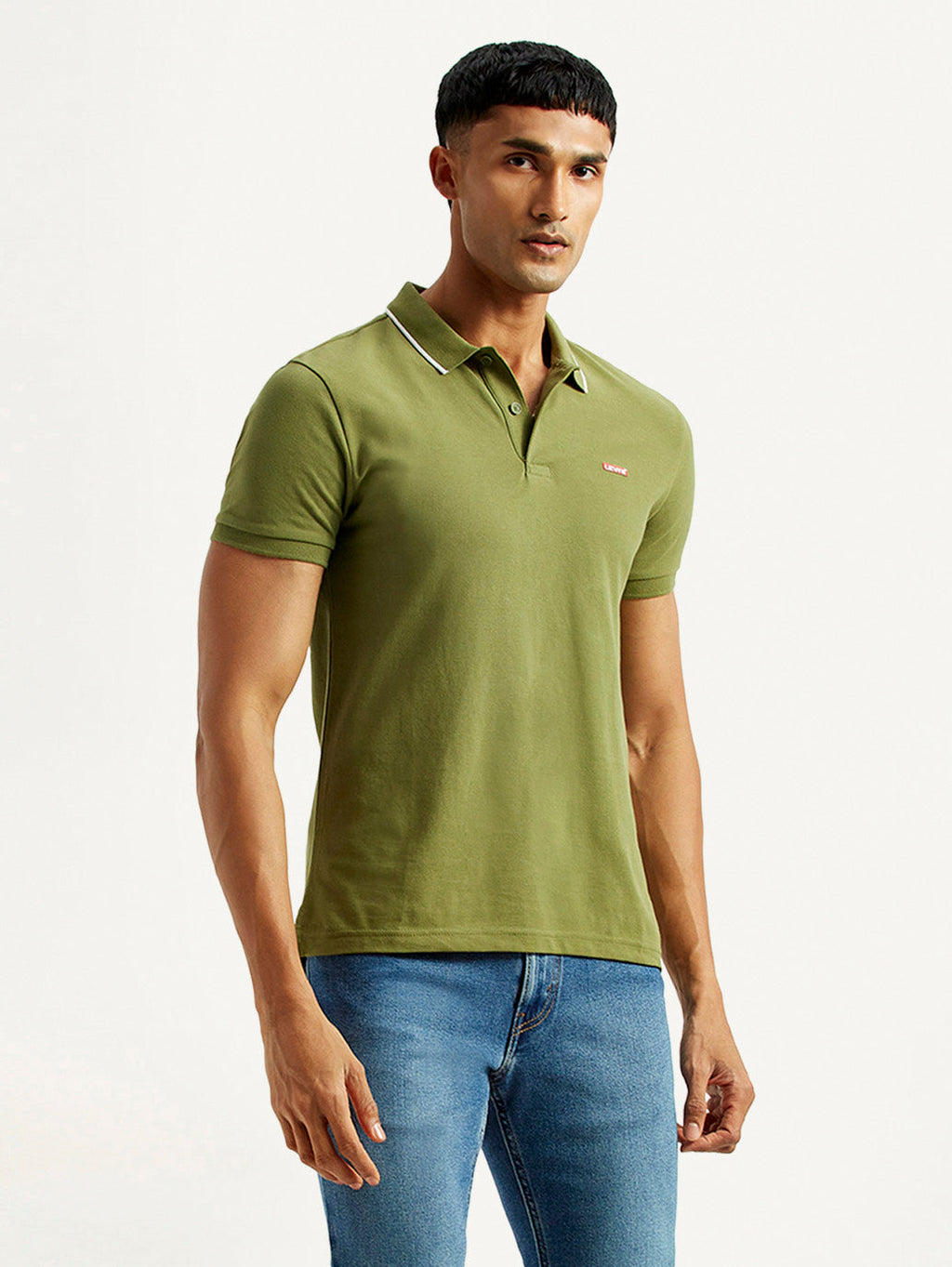 Men's Solid Polo T-shirt